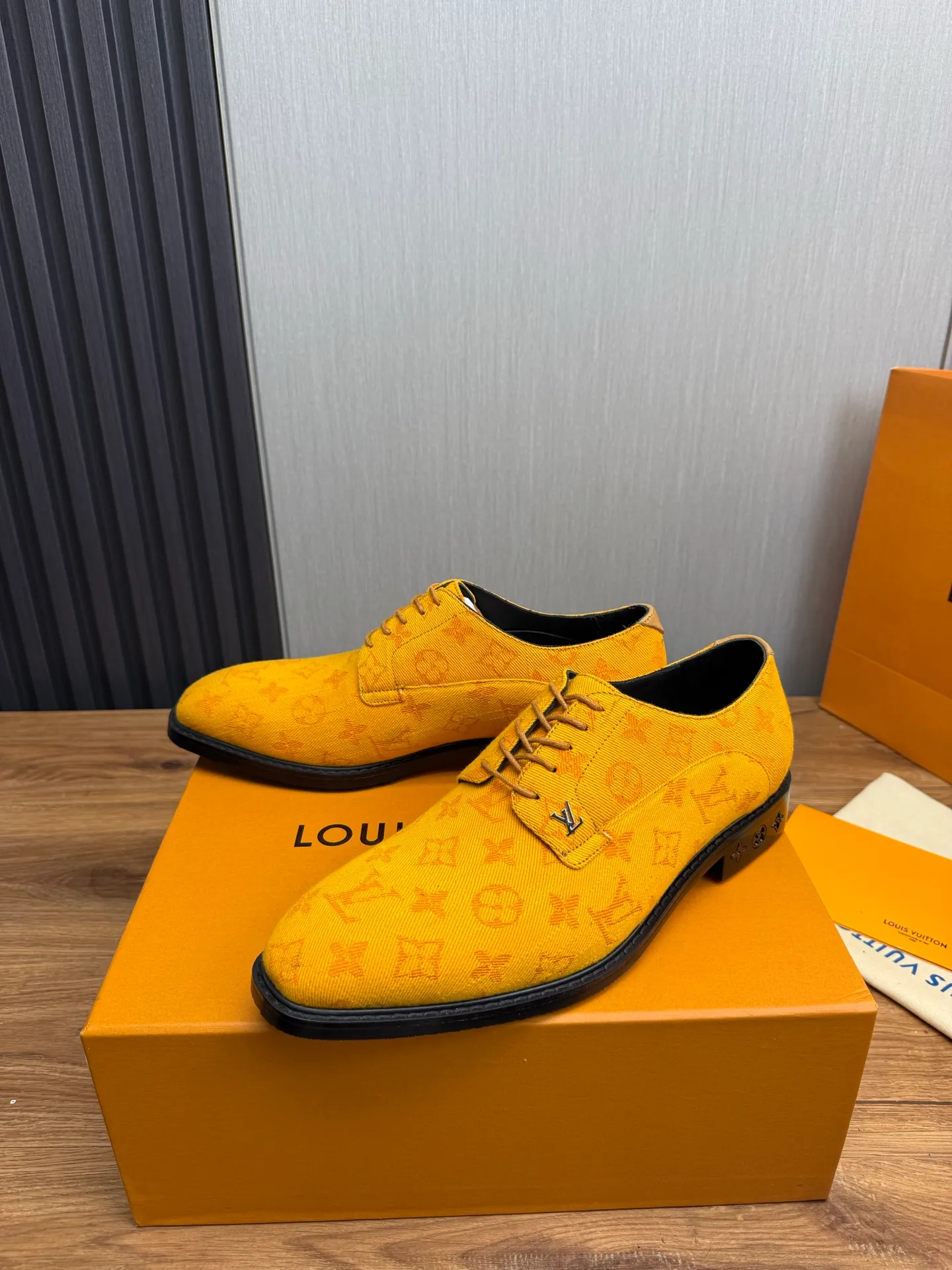Factory 720💰 LV. Men's business casual leather shoes, all made of imported original brand leather, just to create a more comfortable wearing experience, original non-slip and wear-resistant outsole ✔️16-45 (38.45 non-refundable)